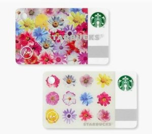 STARBUCKSのスタバカードには、限定カードやコラボカードが存在する✨