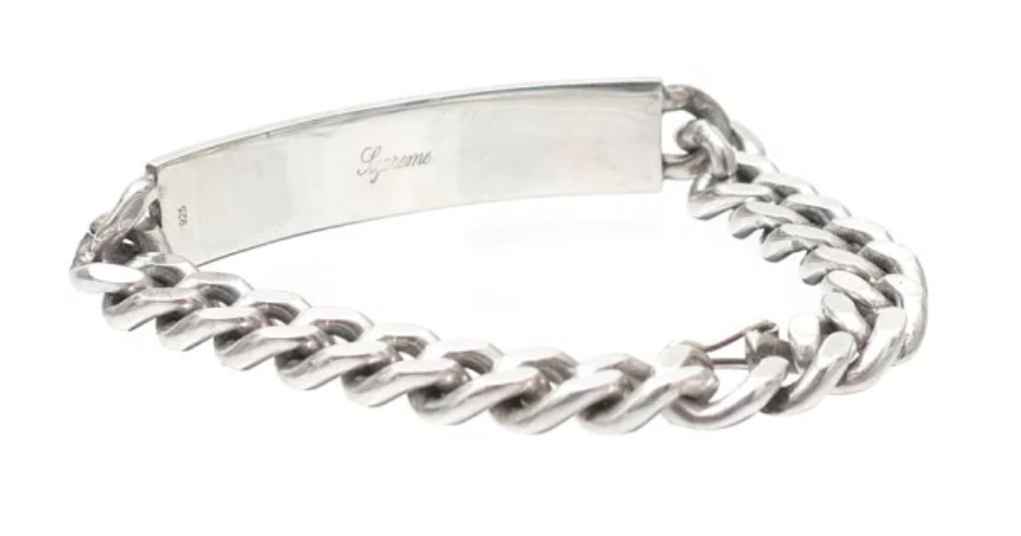 supreme シルバーブレスレット Silver ID Bracelet | hartwellspremium.com