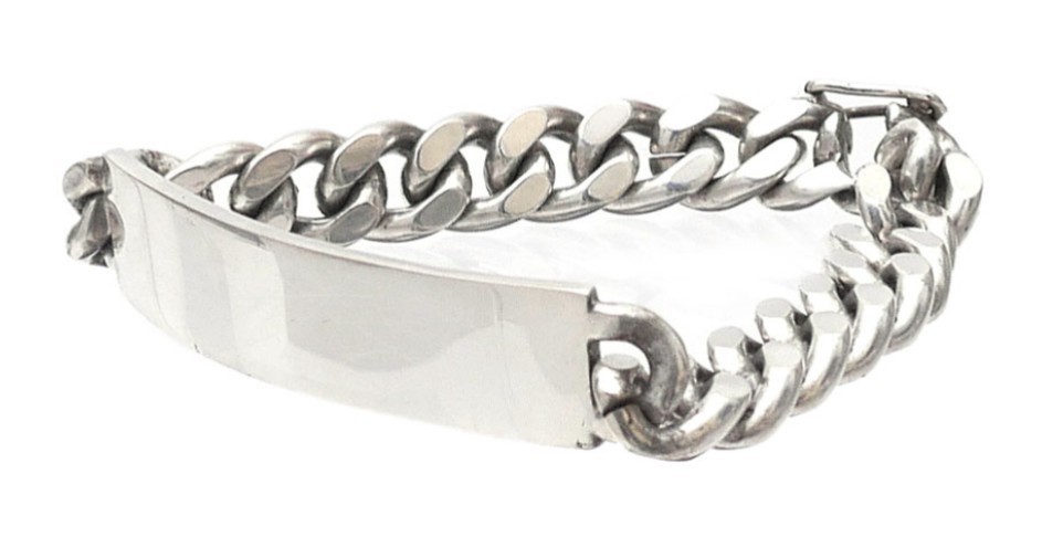 supreme シルバーブレスレット Silver ID Bracelet | hartwellspremium.com