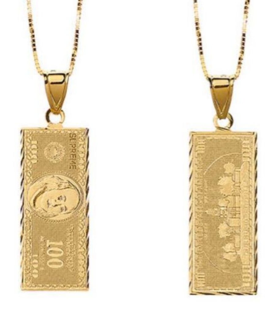 Supreme 14k ドル ネックレス 14金 100 Dollar-