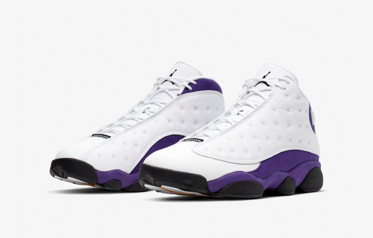 Air Jordan 13にレイカーズカラーが登場