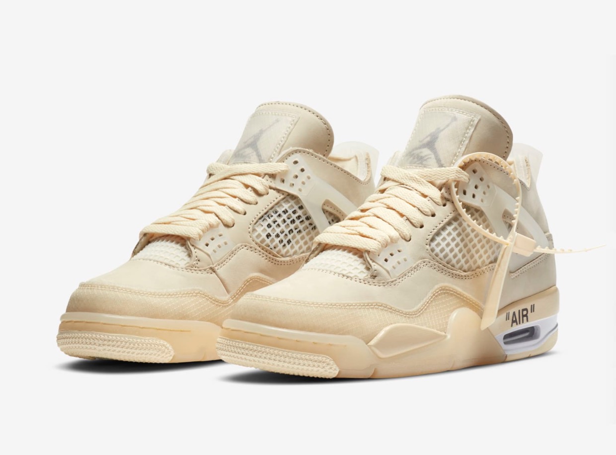 Off-White×NIKEエアジョーダン4の発売日と販売店